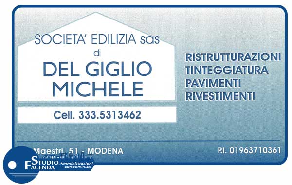 Del Giglio Michele Studio Facenda Amministrazioni Condominiali